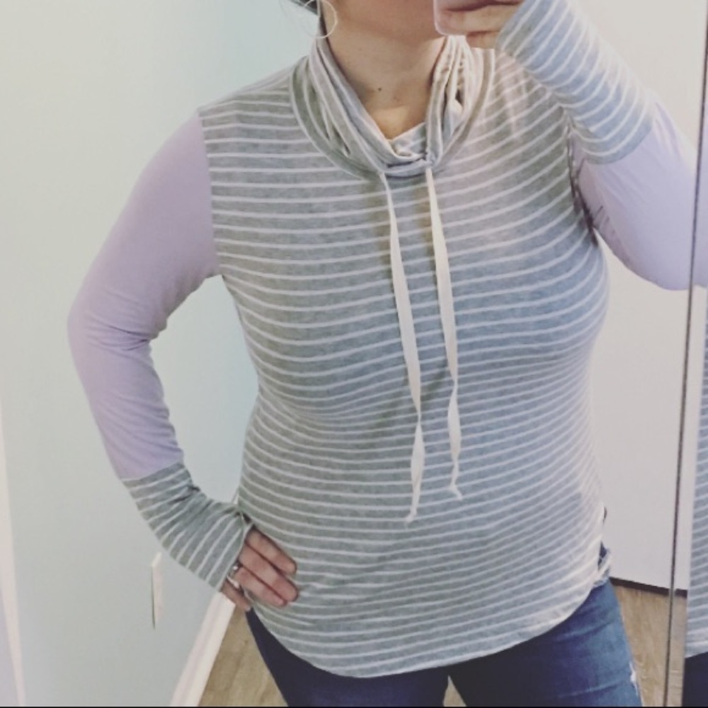 Lilac Cowl Neck